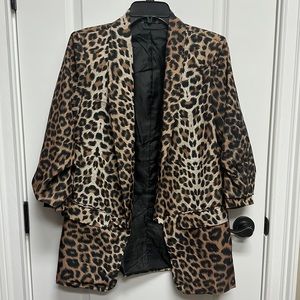 Leopard Blazer